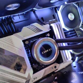 Pc Gamer haut de gamme bleu Origin Info System