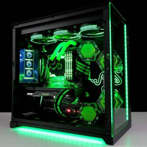 PC Gaming Razer Green - Origin Info System